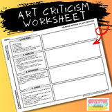 Worksheet for the Feldman Method of Art Criticism