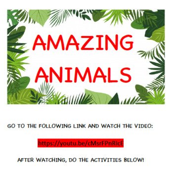 Worksheet on ANIMALS' HABITATS, BODY PARTS, USEFUL vs HARMFUL and other