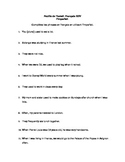 Worksheet: the Imparfait (imperfect) tense in French (past tense)