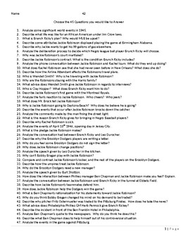 movie 42 questions and answers