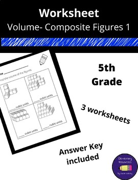 Preview of Worksheets- Finding volume of a composite figure