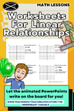 Worksheets For Linear Relationships