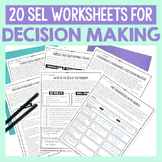 Worksheets For Responsible Decision Making and Social Prob