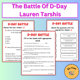 Worksheets "I survived The Battle Of D-Day, " Lauren Tarsh