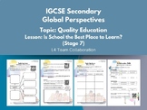 Worksheets; IGCSE Global Perspective; Alternative Educatio