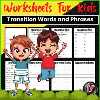 Preview of Worksheets Transition Words and Phrases