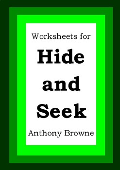 Hide and Seek: Browne, Anthony, Browne, Anthony: 9781536202601