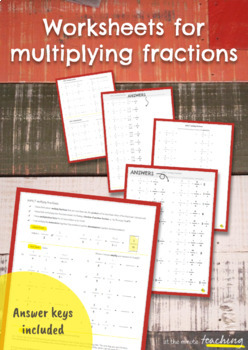 Preview of Worksheets for Multiplying Fractions