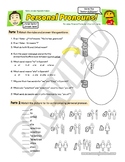 Worksheets for Personal Pronouns video + Song
