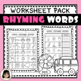 Rhyming CVC Words Worksheets