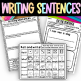 Writing Sentences Activities Sentence Correction Kindergar