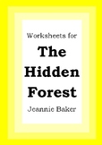 Worksheets for THE HIDDEN FOREST - Jeannie Baker - Picture