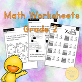 MATH Worksheets for grade 2
