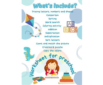 Preview of Worksheet for preschool