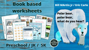 Preview of Worksheets of "Polar bear, polar bear, what do you hear?" | Google slides | 