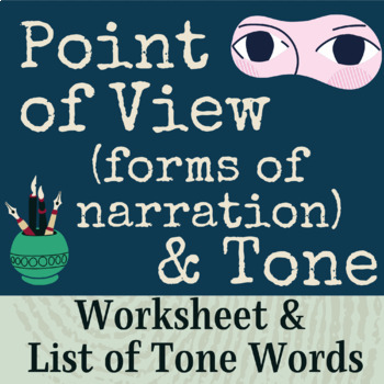 Preview of Worksheets on Point of View and Tone