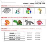 Workshop 3- ALL Articles Vocabulary Practice BUNDLE (Stage B)