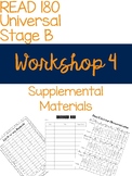 Workshop 4 Supplemental Materials