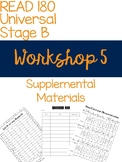 Workshop 5 Supplemental Materials