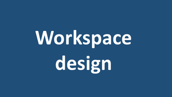 Preview of Workspace design