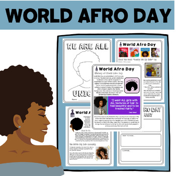 Preview of World Afro Day - Workbook