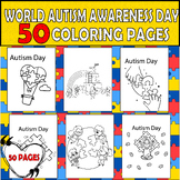 World Autism Awareness Day 50 Coloring Pages Holiday Color