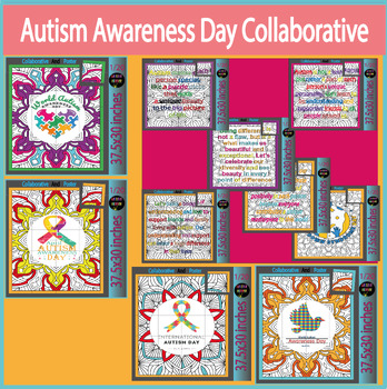 Autism Awareness Day Collaborative Poster, Door Decoration