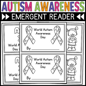 Preview of World Autism Awareness Day Mini Book for Emergent Readers • Autism Awareness Day