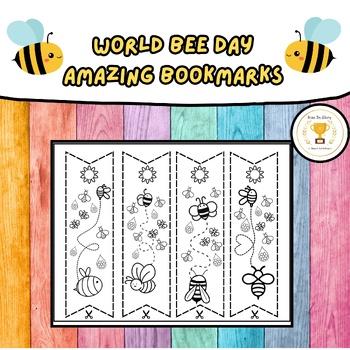 Preview of World Bee Day Bookmarks