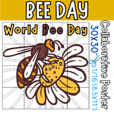 World Bee Day Collaborative Coloring Poster | bulletin boa