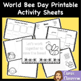 FREE World Bee Day Printable Activities, Templates and Worksheets