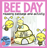 World Bee Day | Reading Comprehension Craft Activity | Bee