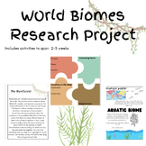 World Biomes Research Project| World Biomes Reading Passag