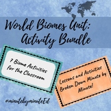 World Biomes Unit, 7 Activities broken down Minute by Minute