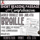 World Braille Day, January Winter Nonfiction Reading Passa