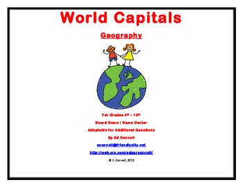 Preview of World Capitals Board Game