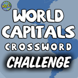World Capitals Crossword Challenge 50 Question World Geogr