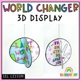 World Changer SEL craft | Self love bulletin board