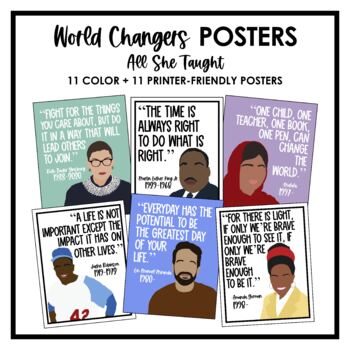 Preview of World Changers Posters