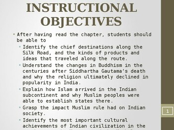 Preview of World Civilizations Volume 1 Chapter 9 PowerPoint: Southern Asia