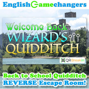 Preview of Wizard's Quidditch Back to School REVERSE Escape Room! Break IN to ANY Class!