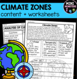World Climate Zones Worksheets