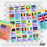 World Countries Bingo / Lotería (English Version with 195 