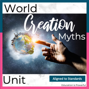 Preview of World Creation Myths Unit Bundle - Group Projects, Comparison, and Writing