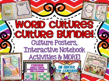 Preview of World Cultures BUNDLE of Culture Activities