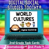 World Cultures Digital Social Studies Toothy® Task Cards |