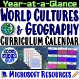 World Cultures and Geography Curriculum Calendar and Pacin