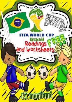Preview of World Cup 2014 - Ready to Print Readings and Printables (FREEBIE)