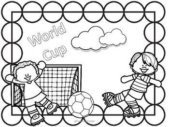 Download World Cup Qatar 2022 Coloring Pages by Teaching Kiddos 1 | TpT