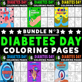 World Diabetes Day Coloring Book Bundle N° 3 - 72 Sheets
